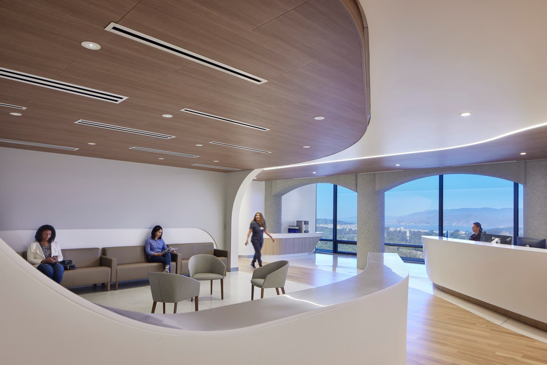 UCSF Health. University of California Medical Center healthcare clinics. Image license: NBBJ and UCSF. Copyright 2021 Benjamin Benschneider All Rights Reserved. Third party image use may be arranged by contacting Benjamin Benschneider. bbenschneider@comcast.net
UCSF HEALTH, UNIVERSITY OF CALIFORNIA MEDICAL CENTER, CLINICS, NBBJ