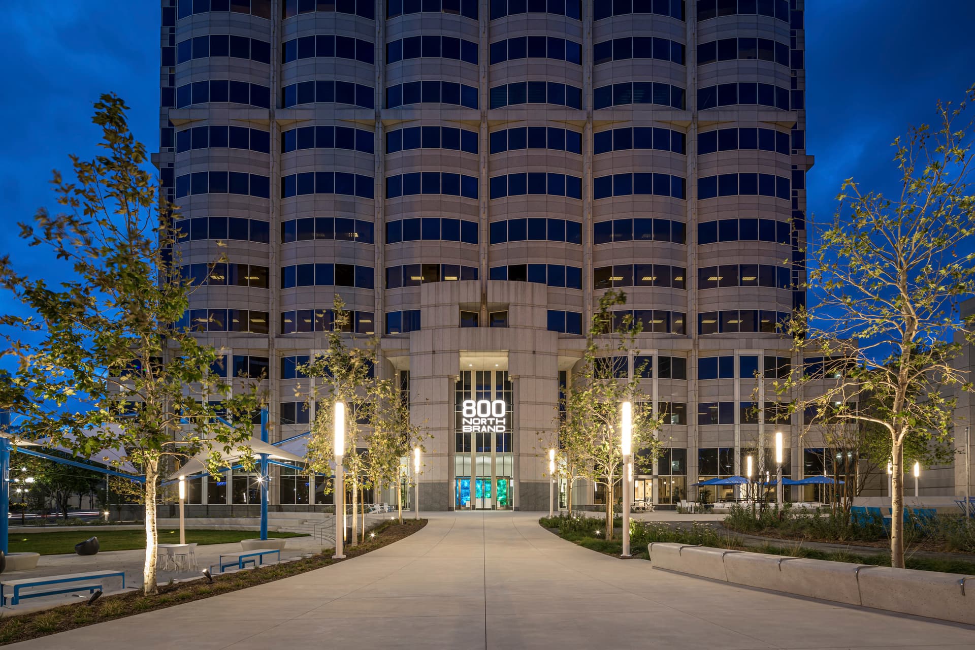 800 North Brand, CA, ESI Design, Glendale, NBBJ Studio, architectural photographer, beacon capital partners, caleb tkach, california, work space