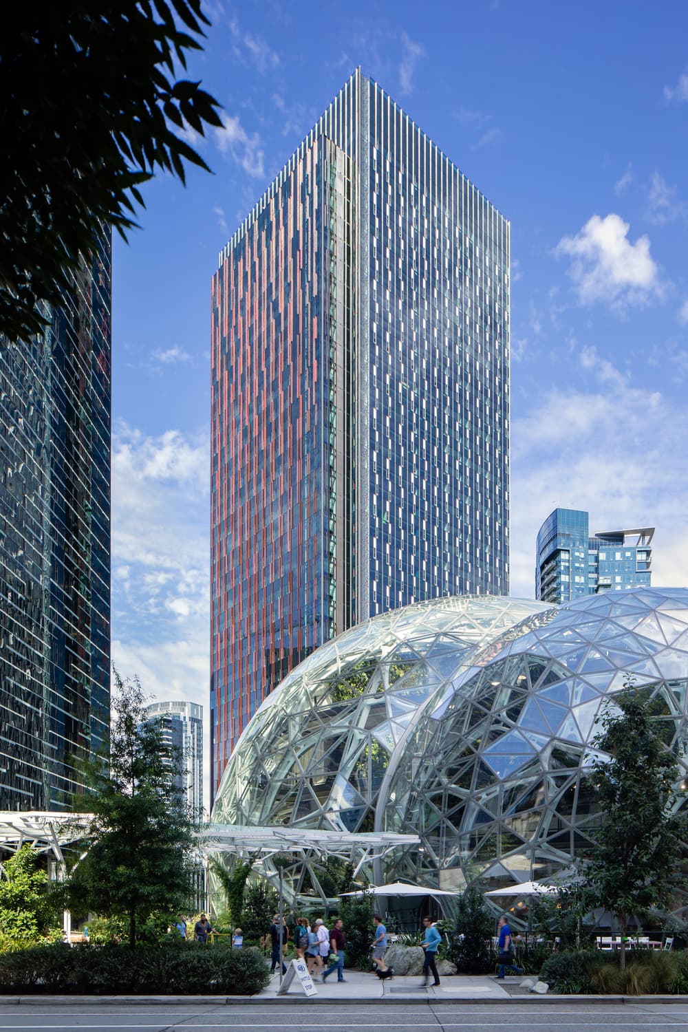 Amazon, Amazon in the Regrade, Block 20, NBBJ, Re:Invent, Seattle, downtown Seattle
